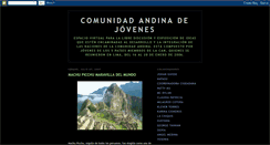 Desktop Screenshot of juventudandina.blogspot.com