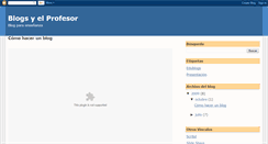 Desktop Screenshot of blogsyelprofesor.blogspot.com