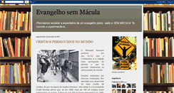 Desktop Screenshot of evangelhosemmacula.blogspot.com