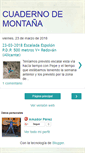 Mobile Screenshot of cuadernodemontana.blogspot.com