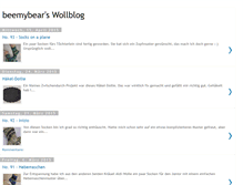 Tablet Screenshot of beemybearwollblog.blogspot.com
