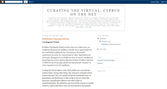 Desktop Screenshot of curatingthevirtual.blogspot.com
