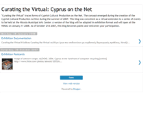 Tablet Screenshot of curatingthevirtual.blogspot.com