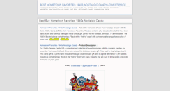 Desktop Screenshot of hometownfavorites1940snostalgiccandy.blogspot.com