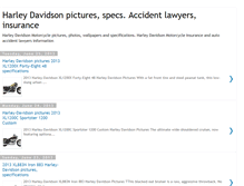 Tablet Screenshot of harleydavidson-pictures.blogspot.com