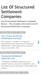 Mobile Screenshot of listofstructuredsettlementcompanies.blogspot.com