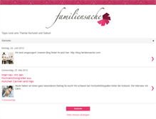 Tablet Screenshot of familiensache-blog.blogspot.com