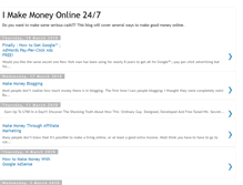 Tablet Screenshot of imakemoneyonline247.blogspot.com