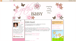 Desktop Screenshot of gotchababy.blogspot.com
