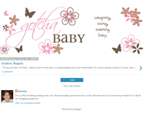 Tablet Screenshot of gotchababy.blogspot.com