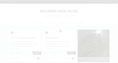 Desktop Screenshot of kulinermaknyos.blogspot.com