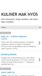 Mobile Screenshot of kulinermaknyos.blogspot.com