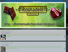 Tablet Screenshot of dhomemadechocolate.blogspot.com