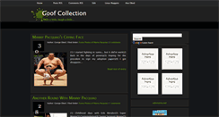 Desktop Screenshot of goofcollection.blogspot.com