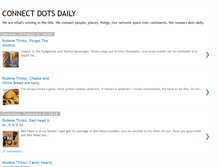 Tablet Screenshot of connectdotsdaily.blogspot.com
