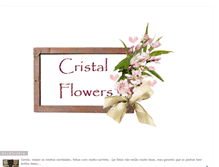 Tablet Screenshot of cristalflowers.blogspot.com