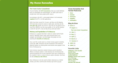 Desktop Screenshot of home-remedy-blog.blogspot.com