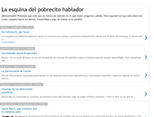 Tablet Screenshot of laesquinadelpobrecitohablador.blogspot.com
