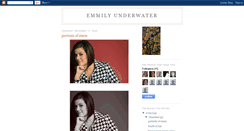 Desktop Screenshot of emmilyunderwater.blogspot.com