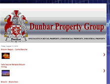 Tablet Screenshot of dunbar-property-group.blogspot.com