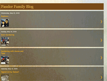 Tablet Screenshot of fasslerfamilyblog.blogspot.com
