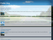 Tablet Screenshot of folderblog.blogspot.com