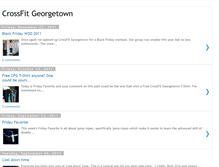 Tablet Screenshot of crossfitgeorgetown.blogspot.com