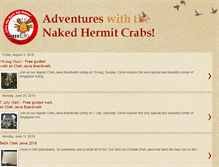 Tablet Screenshot of nakedhermitcrabs.blogspot.com
