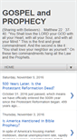 Mobile Screenshot of gospelandprophetcy.blogspot.com