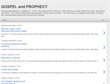 Tablet Screenshot of gospelandprophetcy.blogspot.com