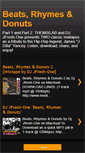 Mobile Screenshot of beatsrhymesanddonuts.blogspot.com