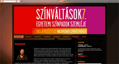 Desktop Screenshot of fesztival.blogspot.com