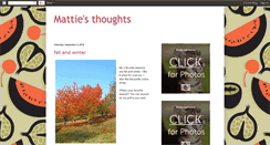 Desktop Screenshot of mattiesblog123.blogspot.com