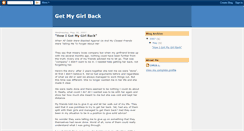 Desktop Screenshot of howtogetyourgirlback.blogspot.com