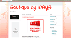 Desktop Screenshot of boutique-by-inaya.blogspot.com