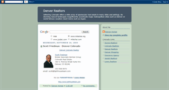 Desktop Screenshot of denver-realtors.blogspot.com