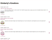 Tablet Screenshot of kimberlyskreations216.blogspot.com