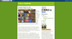 Desktop Screenshot of laneincambodia.blogspot.com