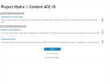 Tablet Screenshot of project-hydra.blogspot.com