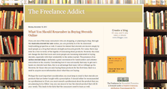 Desktop Screenshot of freelanceaddict.blogspot.com