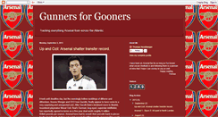 Desktop Screenshot of gunners4gooners.blogspot.com
