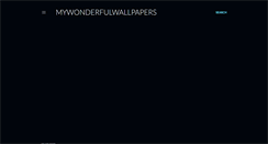 Desktop Screenshot of mywonderfulwallpapers.blogspot.com