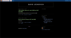 Desktop Screenshot of davidjeckovich.blogspot.com