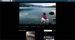 Desktop Screenshot of cuandolapoesiasuenapalabraslleva.blogspot.com