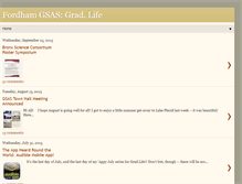 Tablet Screenshot of fordhamgsaslife.blogspot.com