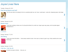Tablet Screenshot of joyceliveshere.blogspot.com