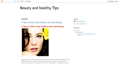 Desktop Screenshot of beautyhealthy-tips.blogspot.com