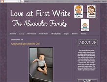 Tablet Screenshot of loveat1write.blogspot.com