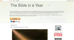 Desktop Screenshot of cove-bibleinayear.blogspot.com