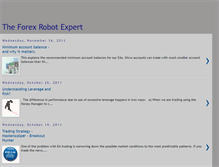 Tablet Screenshot of forex-robot-expert.blogspot.com